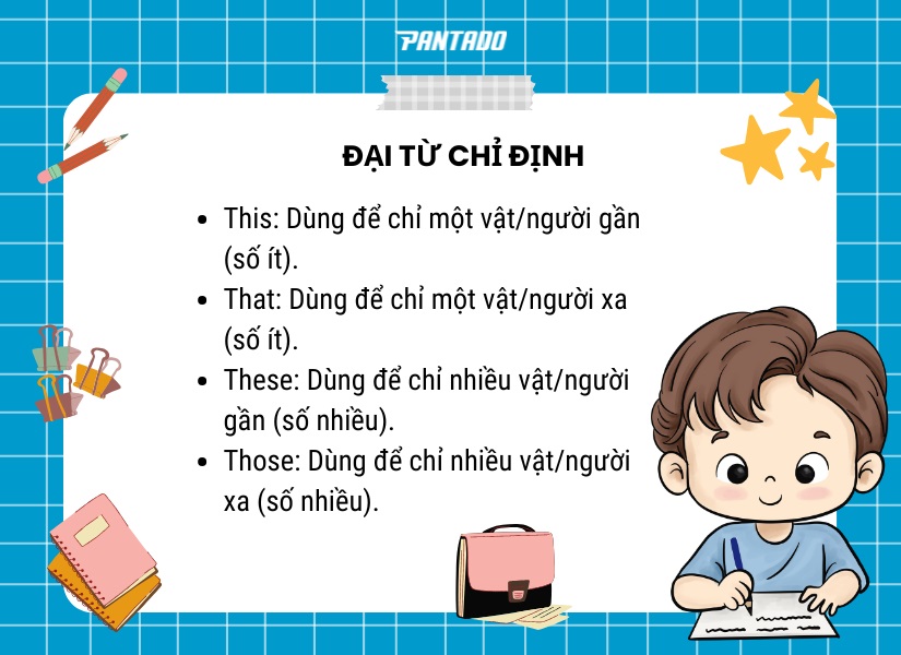 Đại từ chỉ định giúp bé hiểu rõ hơn về khái niệm gần xa